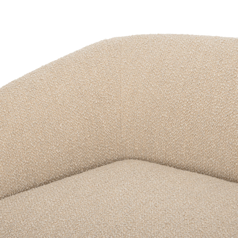 Canapé modulaire à 2 pièces de 112 po Penelope, Orienté à droite, Boucle naturelle