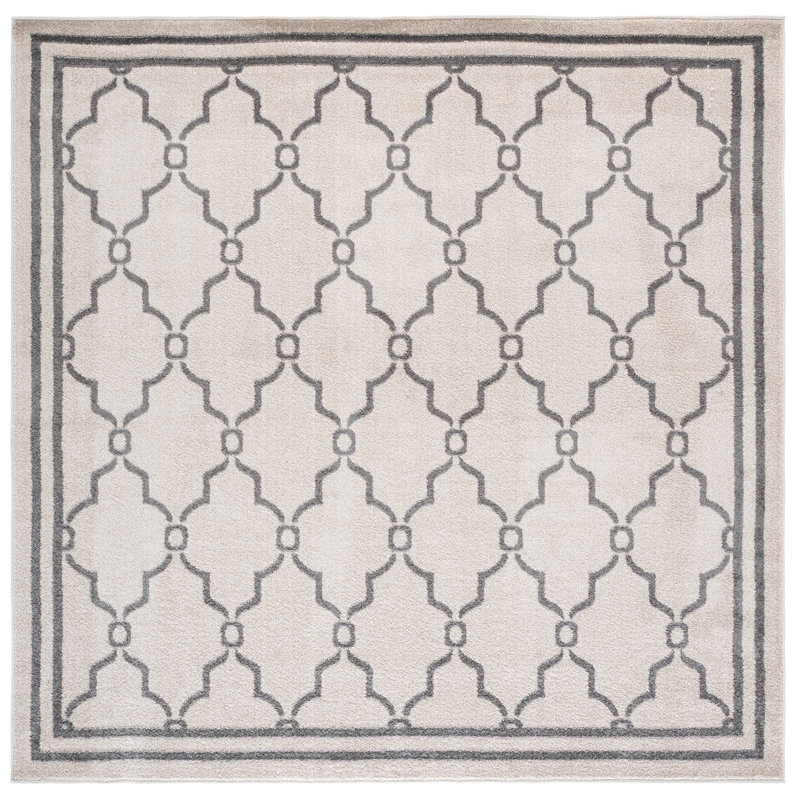 Tapis géométrique Amherst Performance, Carré 7 pi