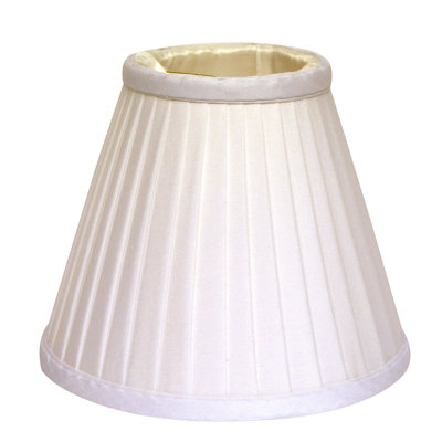 Abat-jour cloche en soie 4 po H