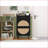 Shoe Cabinet 2-Door 1-Drawer Engineered Rattan with Pine Feet | Entryway | Traditional-1159296338