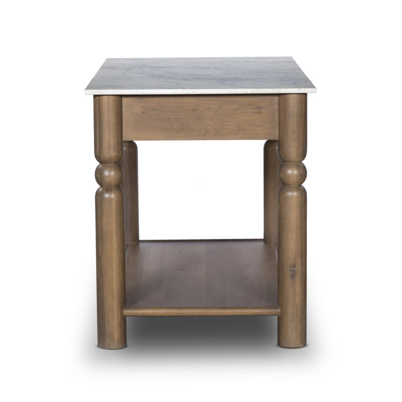 Dothan Kitchen Island-Toasted Oak