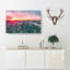 Sunset over New York City - Wrapped Canvas-56638786