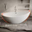 Baignoire autoportante 66,93 "en acrylique