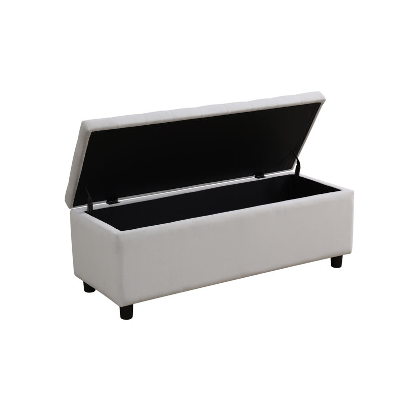 Srinidhi Microfiber / Microsuede Upholstered Storage Bench