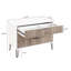 Commode en gris rustique et blanc-1309755032