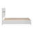 Wood Twin Storage Panel Bed White
