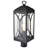 Alshawn - 1 Light Post Top - Matte Black with Clear Glass