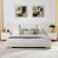 Structure de lit plateforme en chenille douce-1202912365
