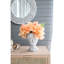 Pot à fleurs en ciment à des fins décoratives - vase gris, 9,24 po de hauteur, 6,35 de profondeur, 5,86 de largeur, vase intérieur et extérieur pour la maison et le jardin, 6,3 x 5,9 x 9,1 pouces, capacité de 900 ml,-1249764463-1249764449