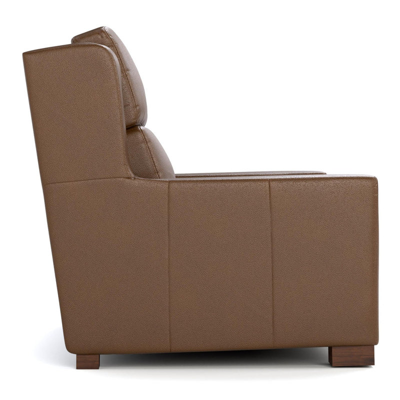 Woodlands Track Arm Motion Loveseat, Selvano Bark