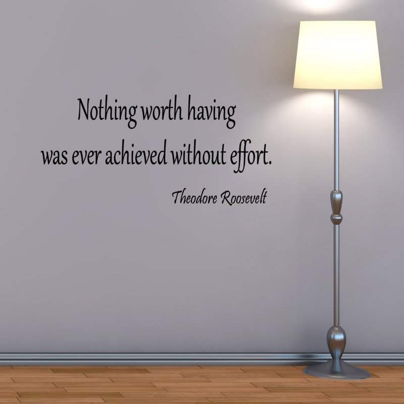 Text & Numbers Non-Wall Damaging Wall Decal, 10x22