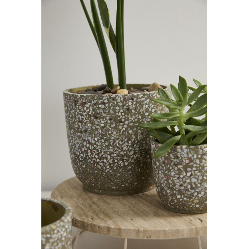 Pot Verde 4,5 po x 4 po, 4" H x 4.5" W x 4.5" D