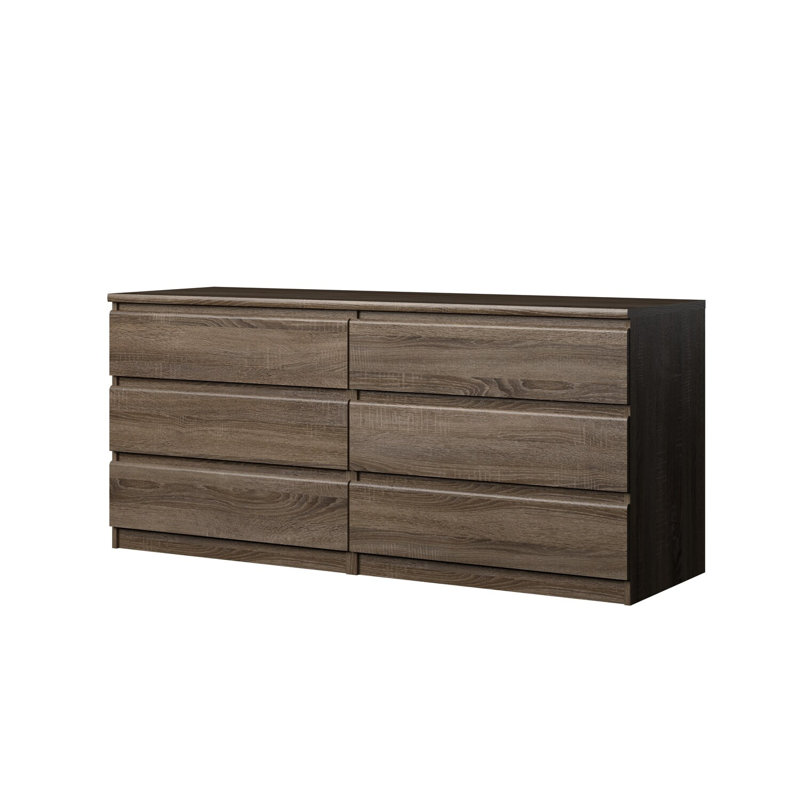 Commode double 6 tiroirs 