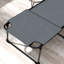 Chaise longue pliante 2 pièces Outsunny avec dossier inclinable à 5 niveaux-1338441414