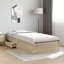 Bed Frame Sonoma Oak Engineered Wood