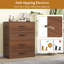 Commode de rangement horizontale empilable à 2 tiroirs avec poignées-124801725