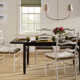Perci Striped Handmade Flatweave Area Rug in Sun Yellow/Cream
