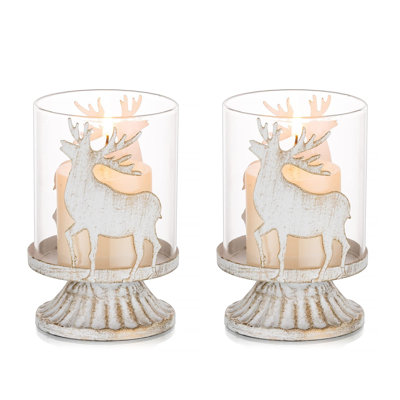 2-tlg. Kerzenständer-Set