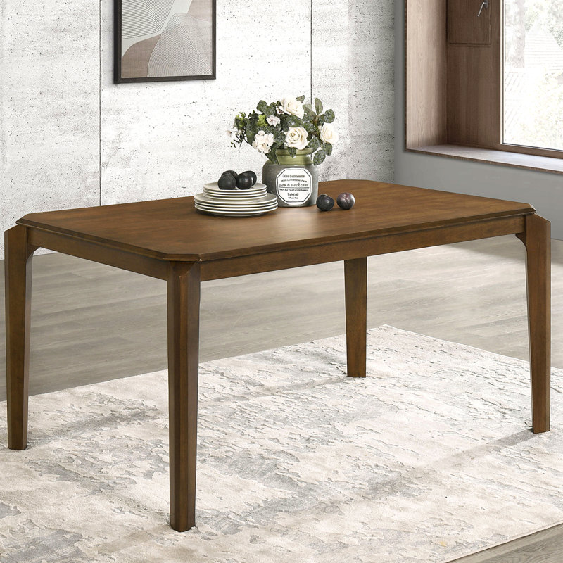 Rectangular Dining Table Dark Wood