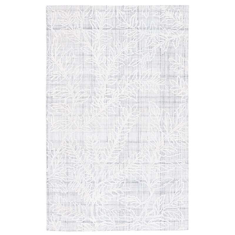 Tapis floral touffeté à la main Marbella, Rectangle de 5 pi x 8 pi