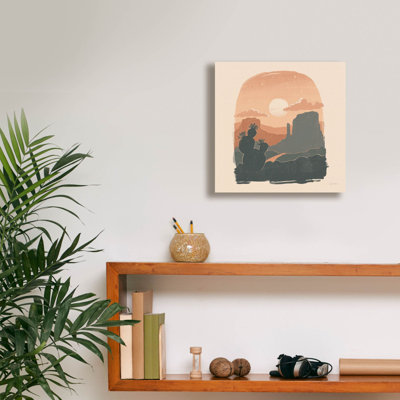 Art mural sur toile Winston Porter «Desert 1 Sq» par Janelle Penner