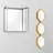 Saronno Metal Flat Wall Mirror-41303727