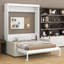 Lit escamotable mural Murphy avec coussin-859075534