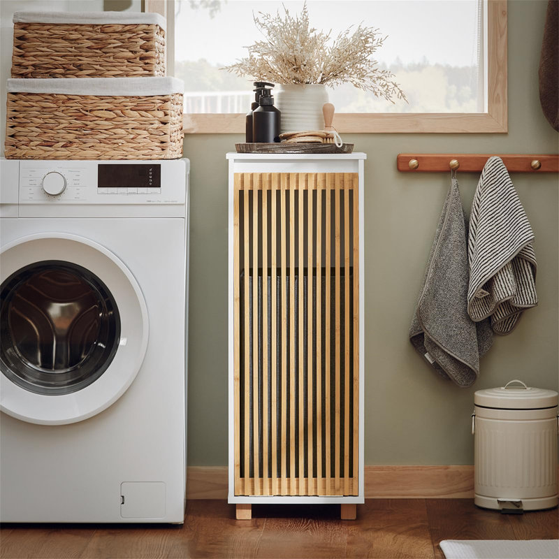 Wood Cabinet Laundry Hamper