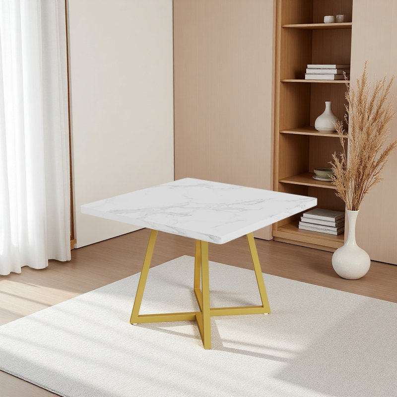 Square Computer Desk,Dining Table,Small Conference Table