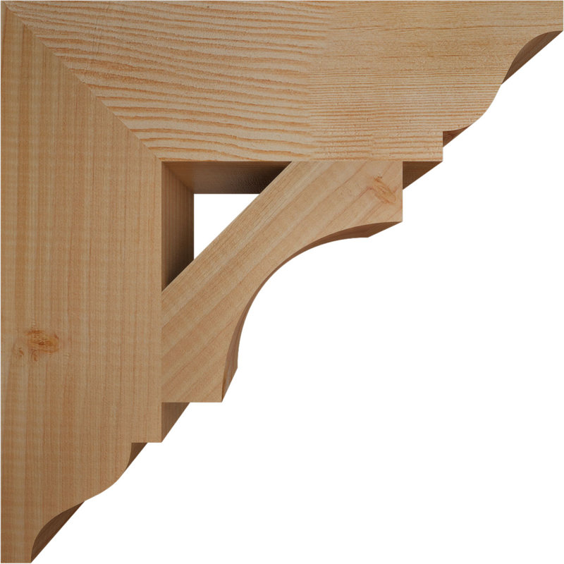 Support traditionnel Westlake, Lisse, Douglas, H 14 po x l 3,5 po x P 14 po