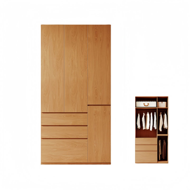 Garde-robe simple de couleur unie