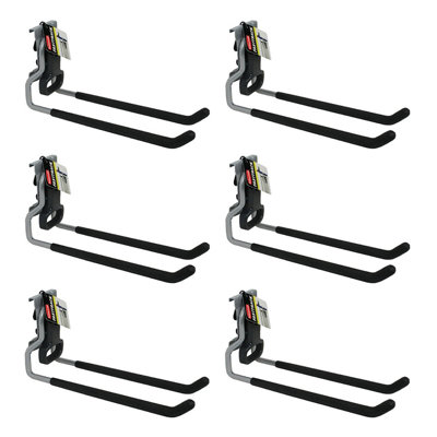 Rubbermaid Fast Track Wall Mounted Garage Storage Utility Multi Hook