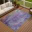Tapis abstrait intérieur / extérieur lavable à la machine Emelia ACN2308-707179343