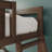 Classic Full High Loft + Wraparound Desk, Walnut-158513175