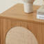 Armoire de rangement en osier de style médiéval