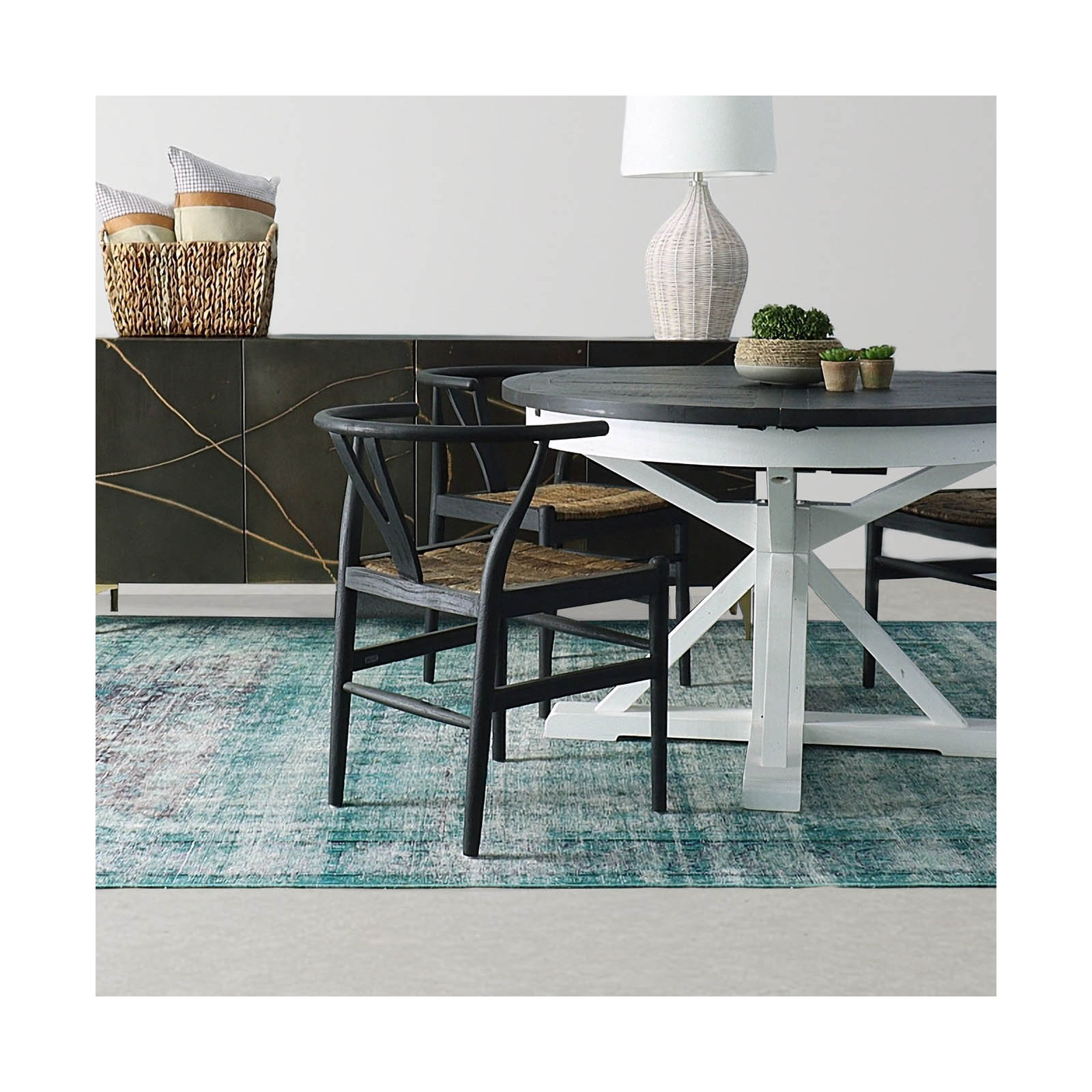 Astraya Wood Dining Chair, Black