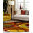 Cafe Performance Brown/Red/Gray Rug-311016478