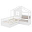 Lit simple avec canapé et tablette-462234201