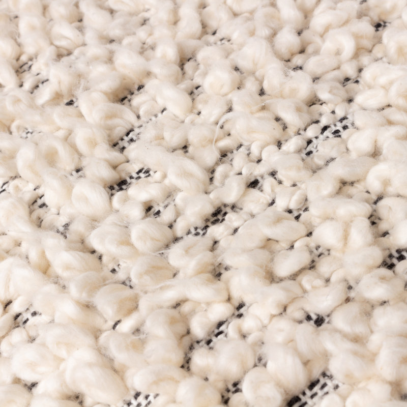 Quinby Cream Square Cushion