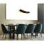 Lustre tambour 2 lumières à DEL pour îlot de cuisine avec détails en cristal-658214203