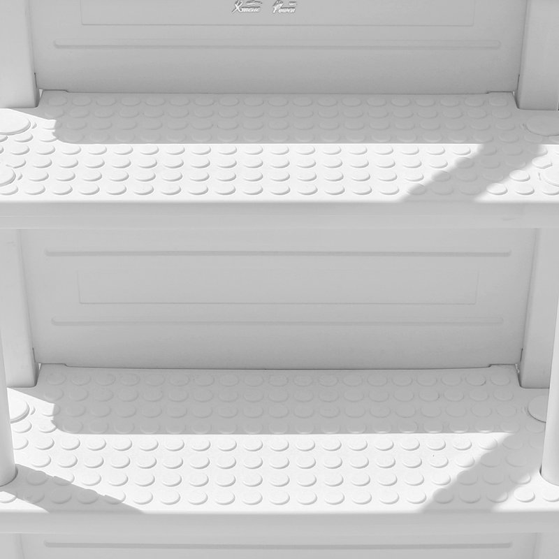 XtremepowerUS In-Pool Step Ladder with Handrails for Pools and Decks Up to 54" High