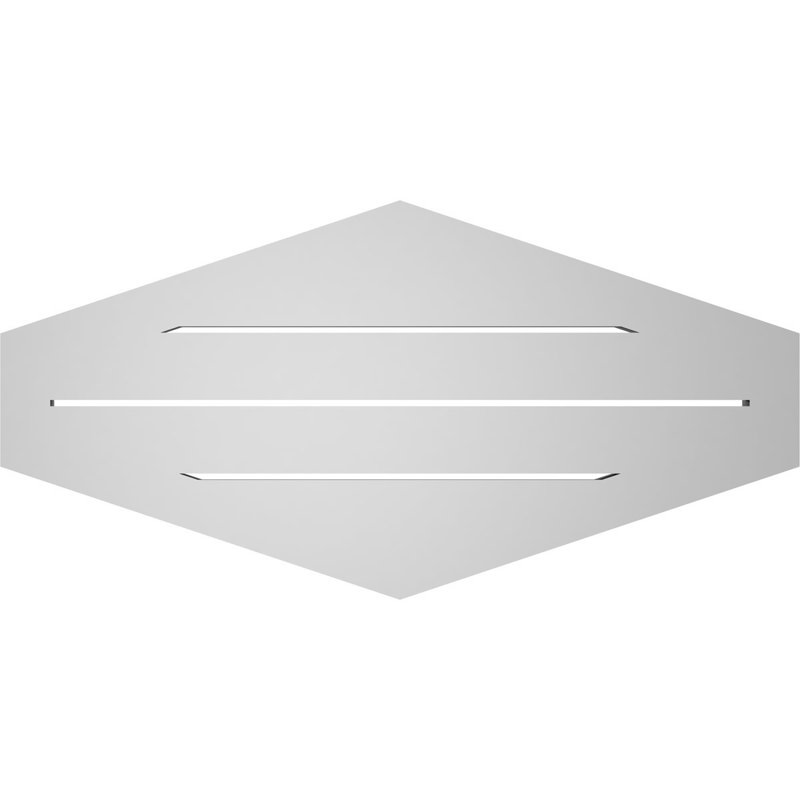 Pente verticale verticale en uréthane 4 pi, H 16 po x l 32 po x P 1,5 po