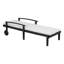 Chaise longue inclinable avec coussins 78,75 po Strausbaugh-451449917