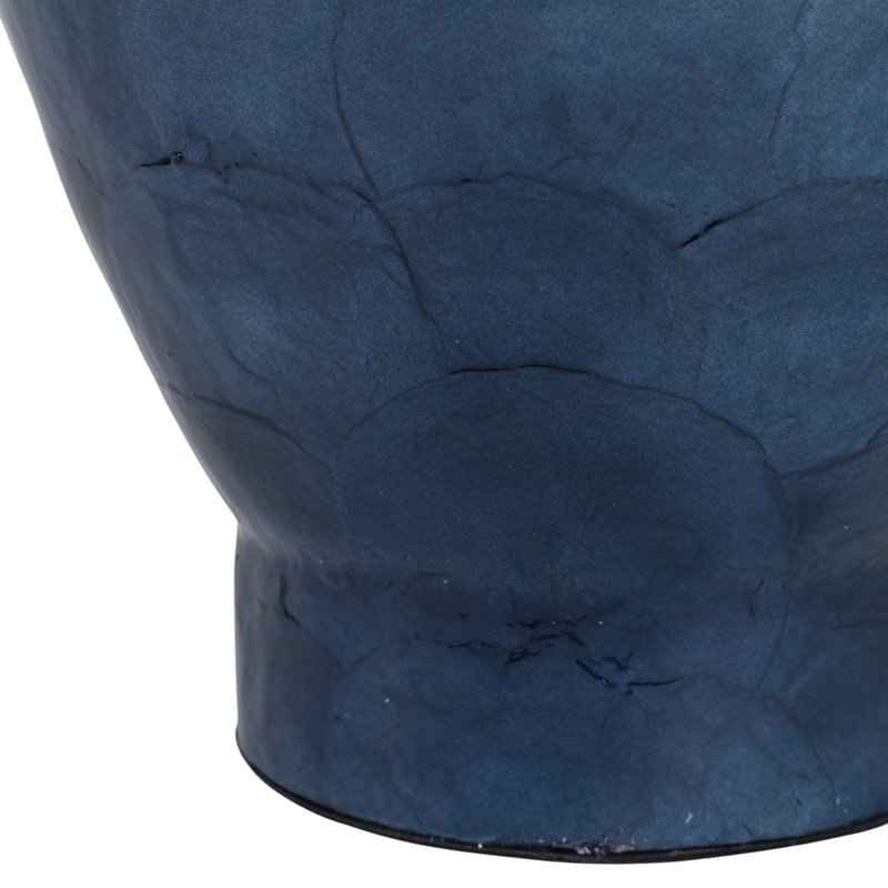 Élégant vase Capiz Ombre Design, 19.7"