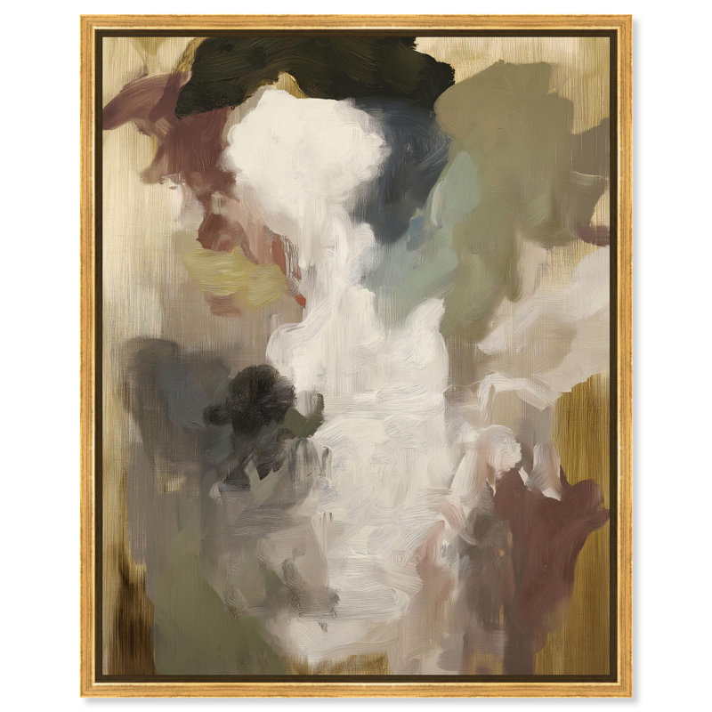 "Earthy Palette I Boho", reproduction d'art sur toile par Art Remedy, H 16 po x l 20 po, Cadre blanc
