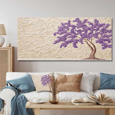Purple Jacaranda Tree Dreams II - Landscapes Metal Wall Art Decor, Tree Metal Print