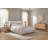 Mele NORDIC UPHOLSTERED ARM QUEEN BED IVORY BOUCLE BLACK-124538100-124538102