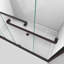 DreamLine Encore 32 po x l 54 po x H 78 3/4 po Porte de douche semi-encadrée en nickel brossé avec base de douche à drain central-132254062-29346417-29346425