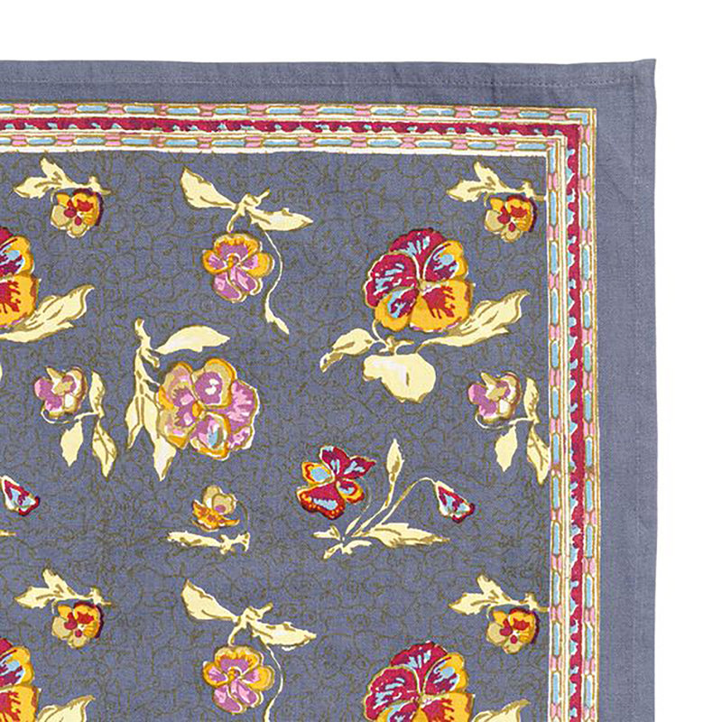 Pansy Floral Jacquard Tea Towel