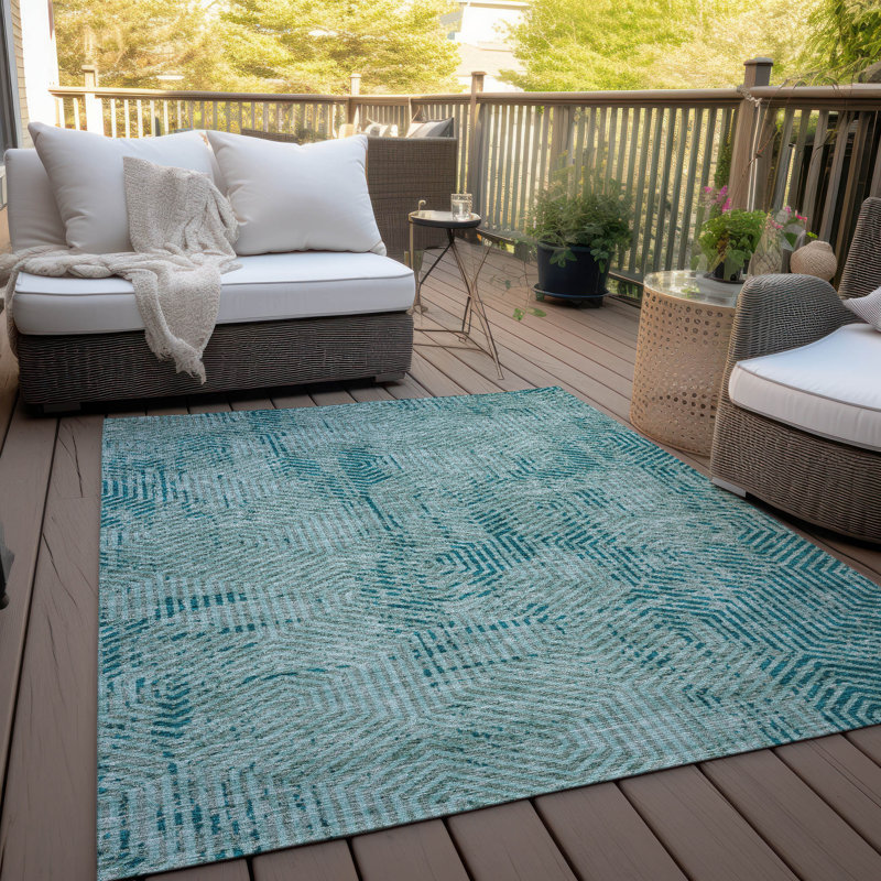 Tapis intérieur / extérieur Maliana, Rectangle 8 pi x 10 pi